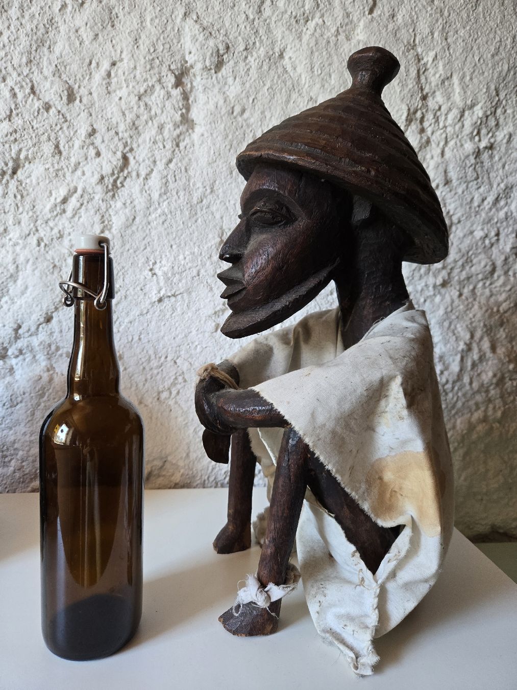 Statuette: statue en bois ancienne – Usato da Montet (Broye) venduto da CandiceD 2