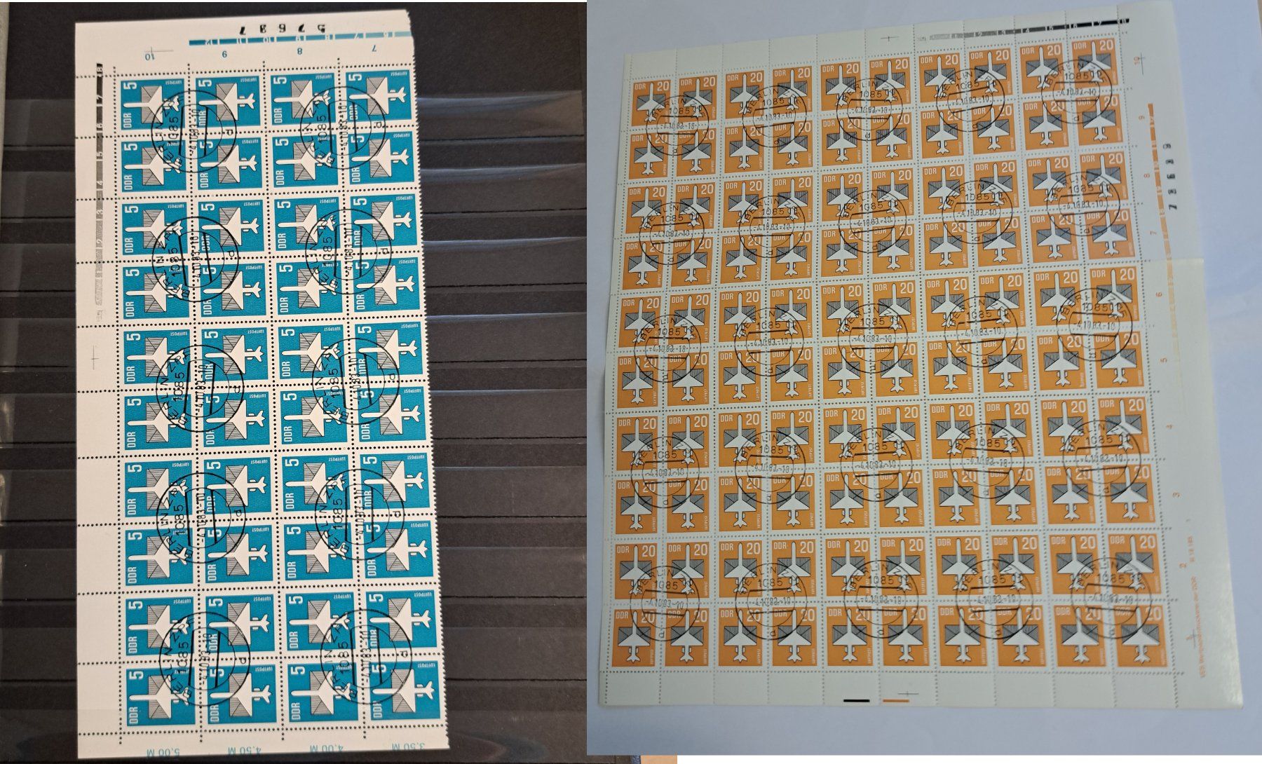 Tutti i francobolli: Briefmarkenalbum, Blocks, Bogen "DDR" – Usato da Münchwilen AG venduto da Nesar 6