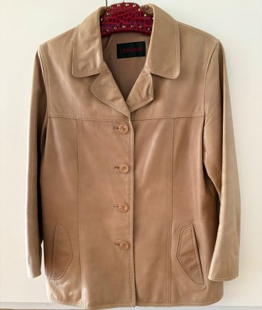 Leonardo Damen-Ledermantel, Vintage, top Zustand!