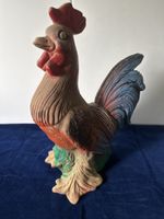 Kunststoff Hahn Deko, Vintage Look, für Haus und Garten!