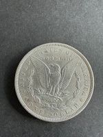 Morgan Dollar 1887 USA Silbermünze gebraucht erhalten