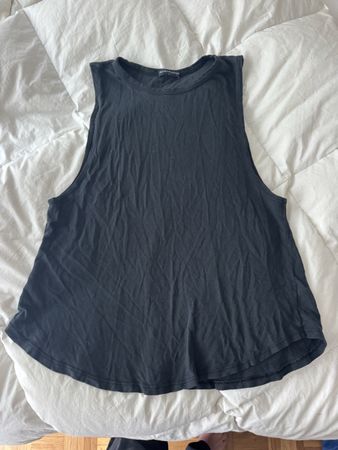 Débardeur Brandy Melville gris noir taille unique bon état