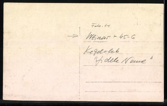 Cartoline postali: Foto-AK Weimar / Thüringen, Männer in  – Usato da Berlin venduto da bartko-reher 1