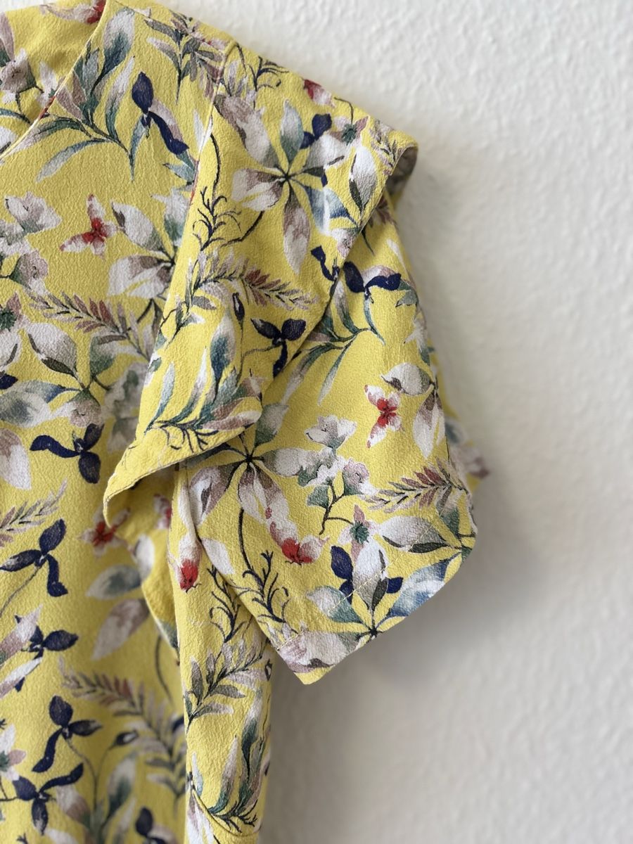 Promod Top: Top jaune à fleurs Promod, T. S – Usato da Carouge GE venduto da Emilynette 3