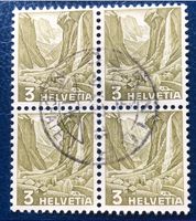 4 er Block Nr.201 mit Vollstempel    