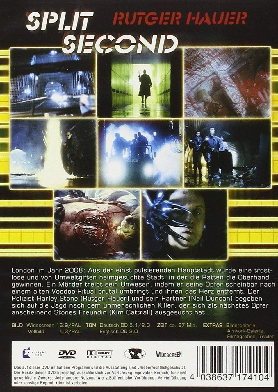 Tutti i DVDs: Neu/ovp:  Split Second Action Film DVD – Nuovo e nell'imballaggio originale da Matten b. Interl venduto da dvdblurayneu 1