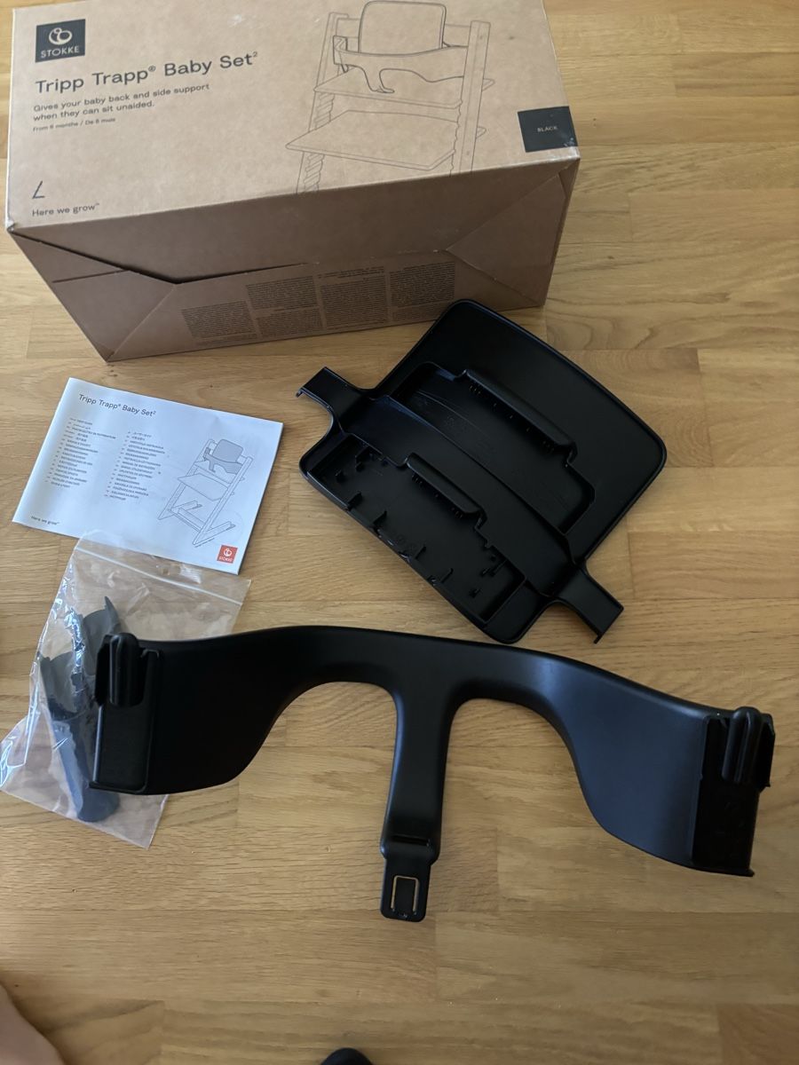 Stokke Seggioloni: Stokke Tripp Trapp Baby Set 2 Schwarz – Usato da Wabern venduto da mikuonen 1