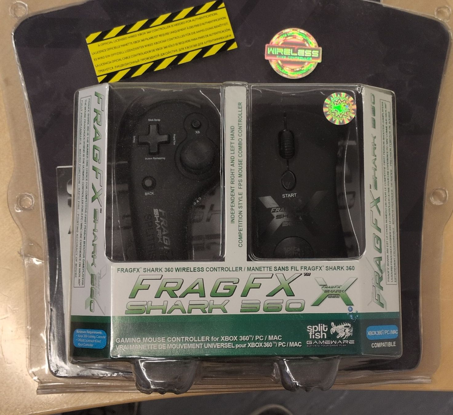 Controller: Splitfish FragFX Shark 360 Controller neu – Neu und originalverpackt aus Steffisburg von Silup 1