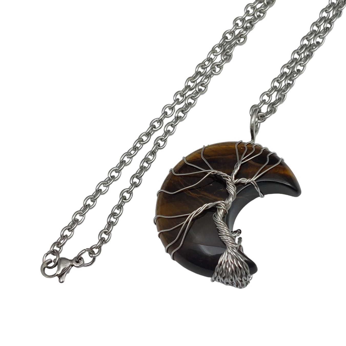 Ciondoli: Halskette mit Mond Anhänger – Nuovo e nell'imballaggio originale da Zunzgen venduto da WeilerShop 1
