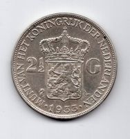 (377) Holland, 2½ Gulden, 1933, vz+
