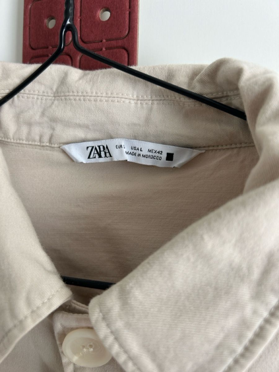 Zara Camicie: ZARA Hemd L - Beige Chino-Stoff – Usato da Bülach venduto da INO_