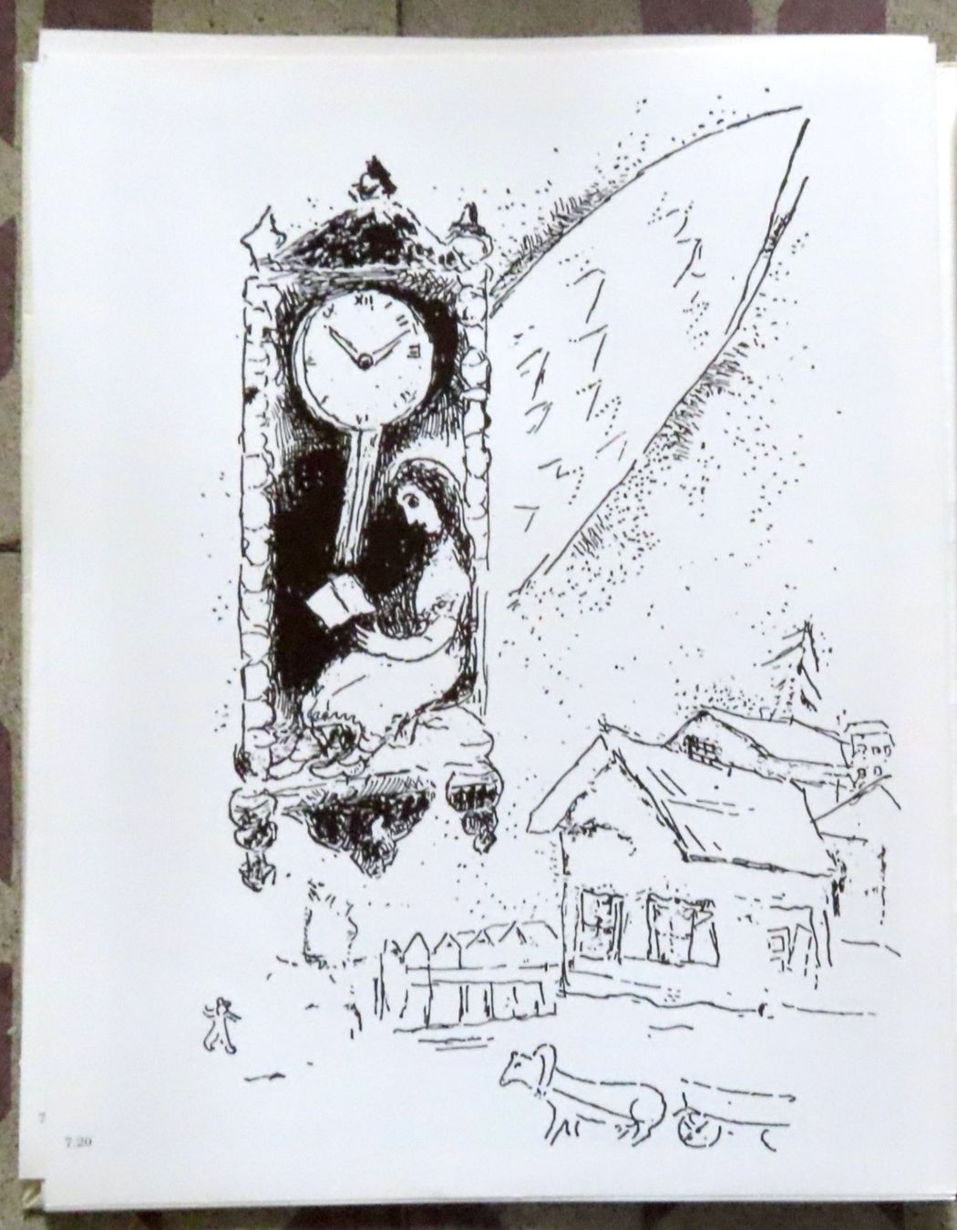 Libri: Le Temps dans l'Oeuvre de Marc Chagall – Usato da Le Locle venduto da LibrairieLaBergerie
