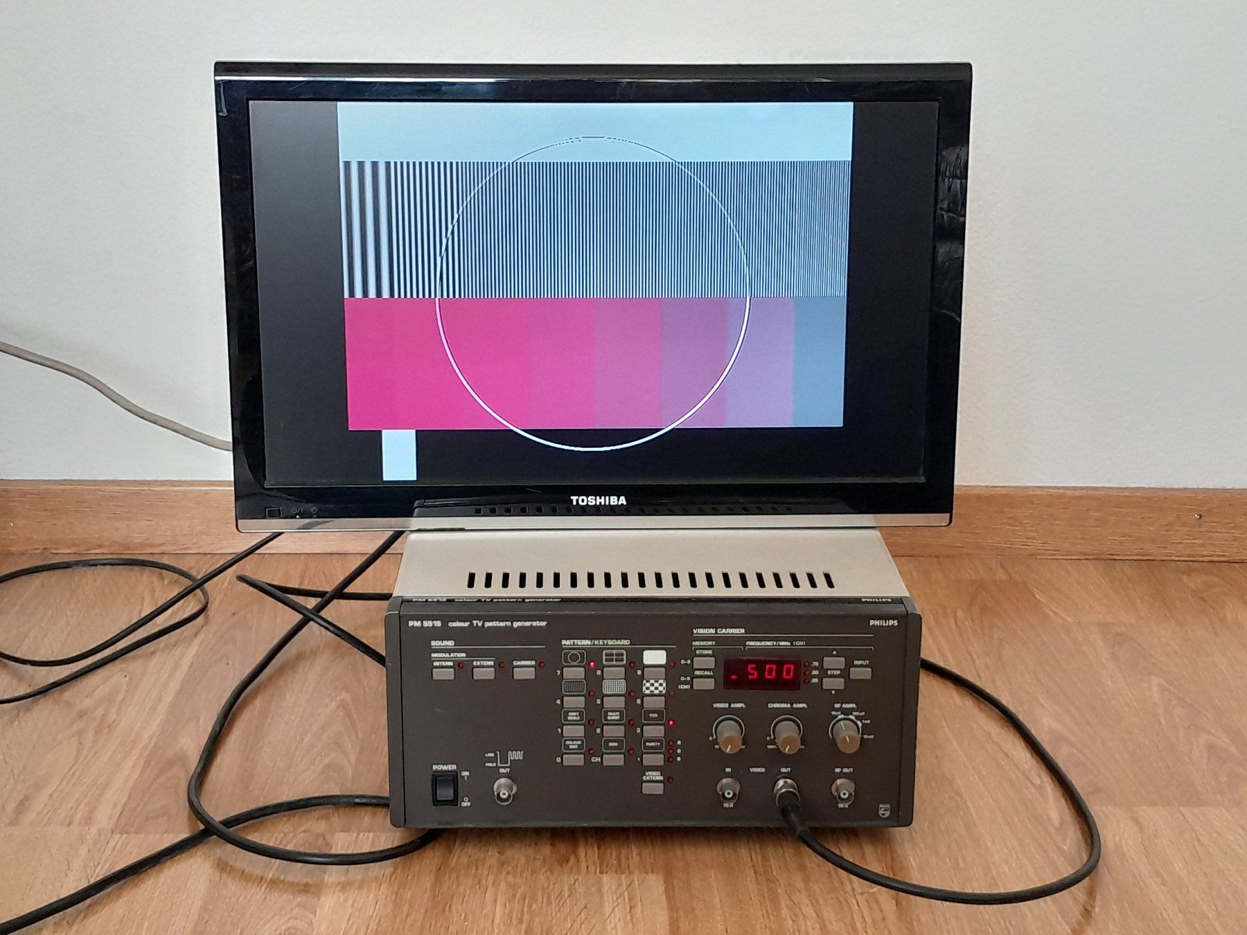 Philips Messen: Philips PM 5515 Colour TV Pattern Generator – Gebraucht aus Schlieren von  4
