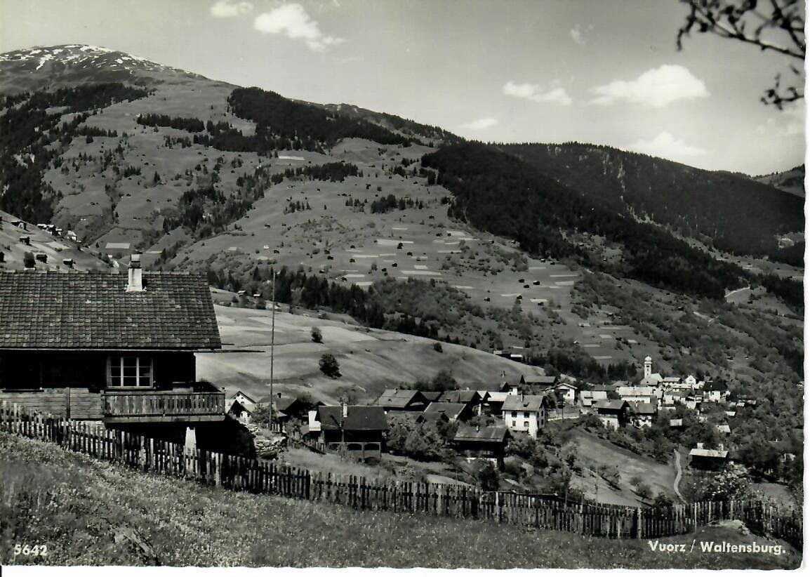 Ansichtskarten: Vuorz - Waltensburg – Gebraucht aus Hochdorf von Ziegel-16