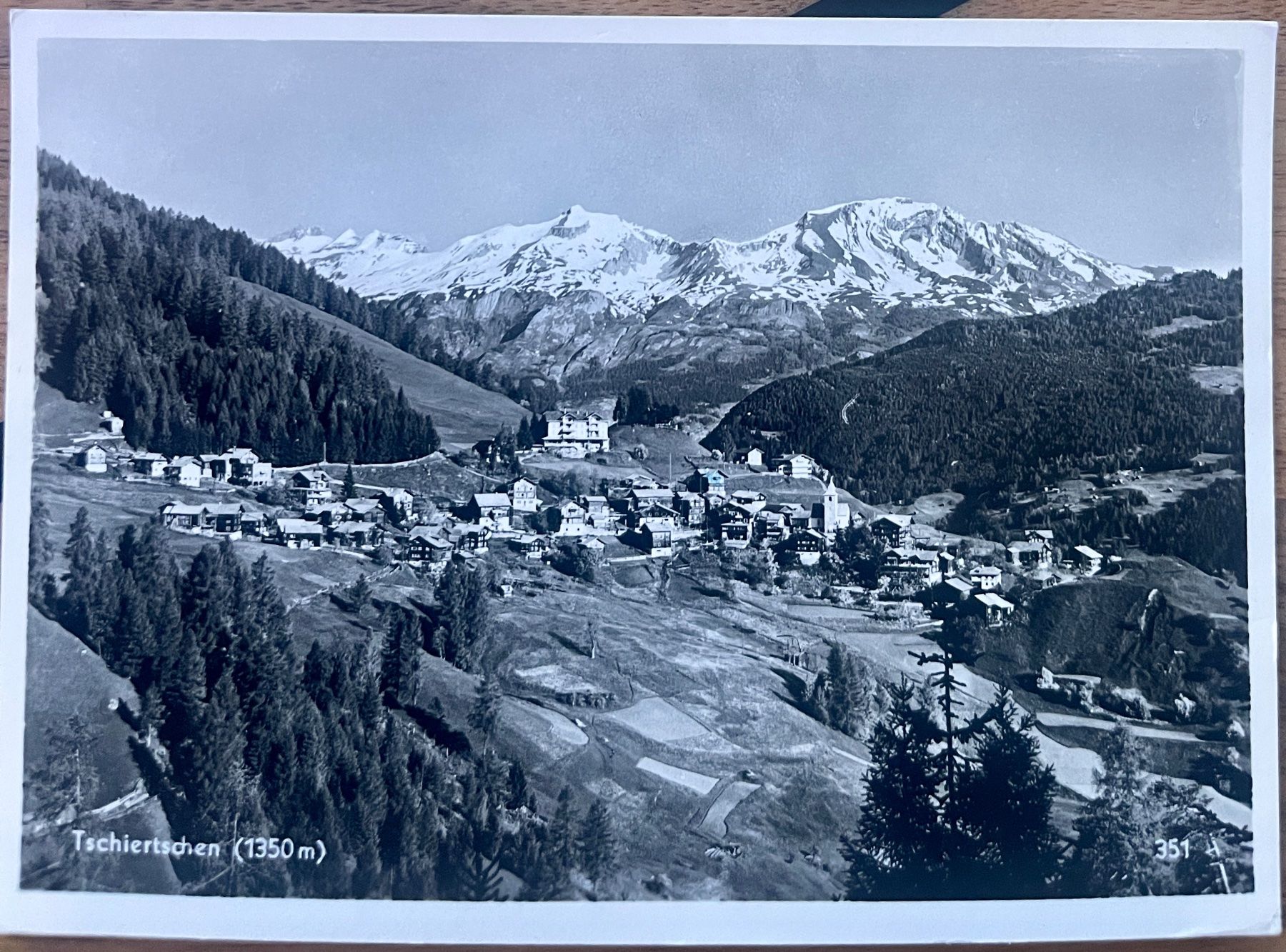 Cartoline postali: TSCHIERTSCHEN  - 1959 – Usato da Lutry venduto da Ediego