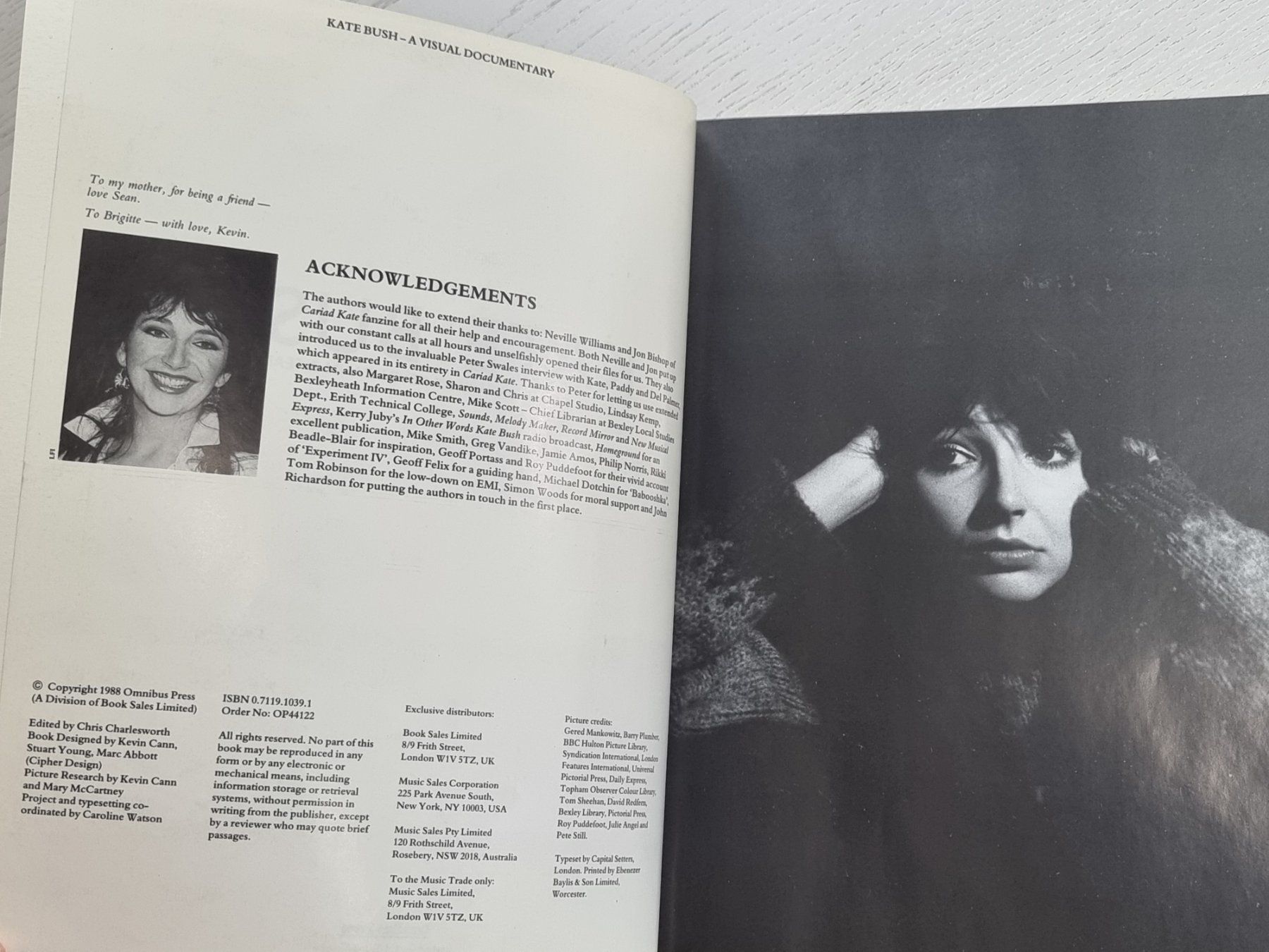 Libri: Kate Bush: A Visual Documentary - Rarität von 1988 – Usato da Villigen venduto da Tschachtlan 2