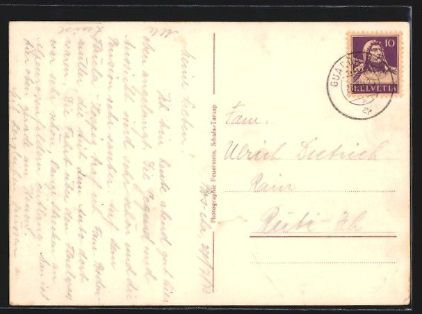 Cartoline postali: AK Bos-cha, Ortsansicht mit Pisocgruppe – Usato da Berlin venduto da bartko-reher 1