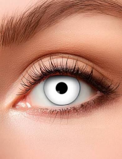 Lenti a contatto: Lentilles de contact blanches neuves – Nuovo e nell'imballaggio originale da Mex VD venduto da Venum93