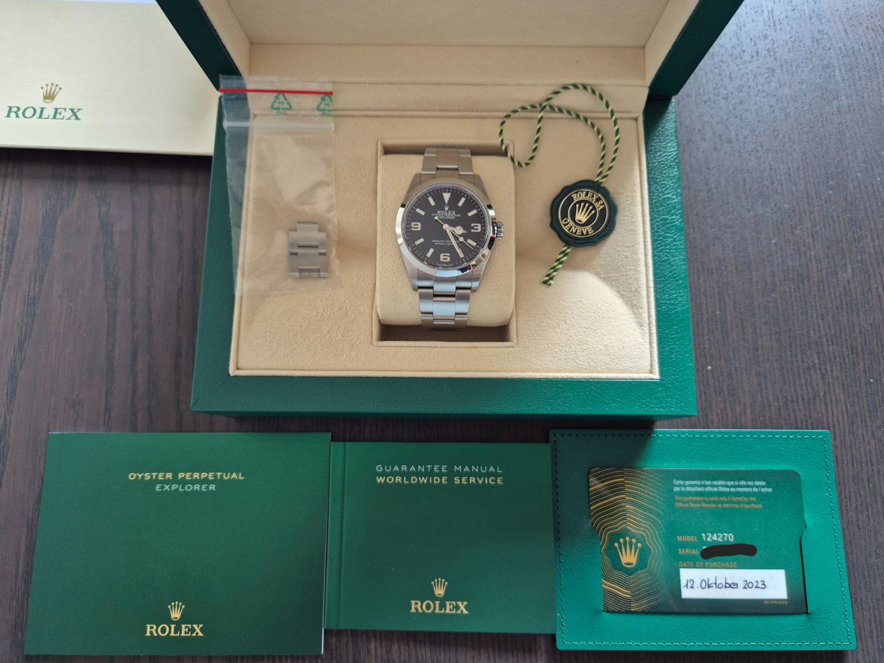 Rolex Orologi: Rolex Explorer, 36mm, Ref. 124270 – Usato da Basel venduto da Babalan