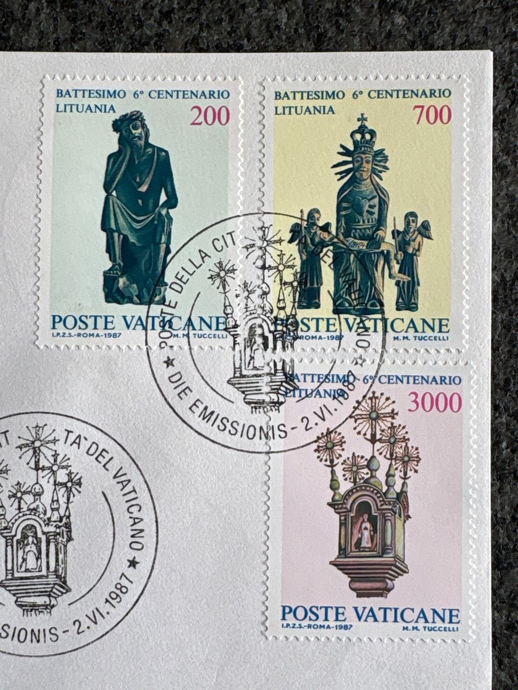 Tutti i francobolli: Vatikan Briefmarken Sammlung, 6 Stück – Usato da Ibach venduto da lisch3 6