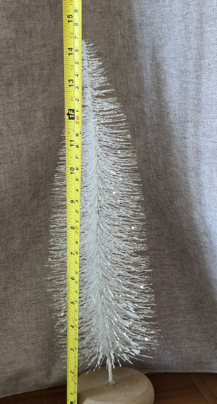 Tutte le decorazioni: Deko Tannenbaum weiss mit Glitzer – Usato da Rheinsulz venduto da Gilea 5
