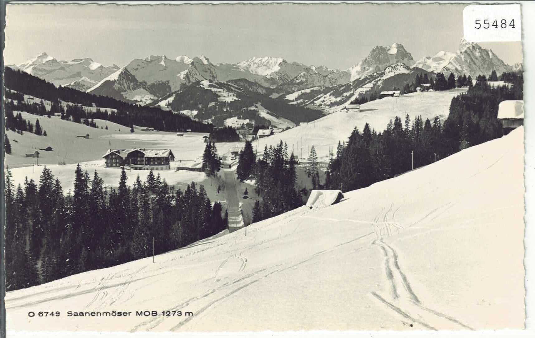 Cartoline postali: Saanenmöser MOB im Winter – Usato da Ettingen venduto da Kartenplanet