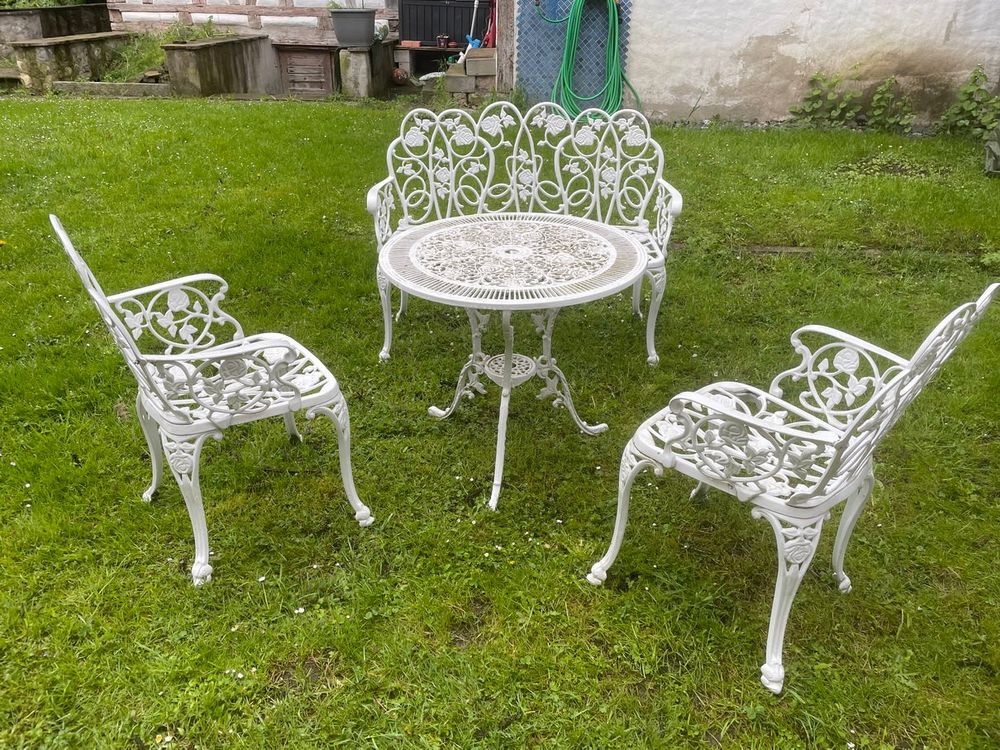 Metall Garten Sitzgruppe Kaufen auf Ricardo