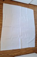 Tischdecke 155x260cm, Weiss, Edel gewoben mit Rosenmuster