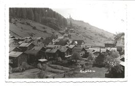 Ruschain - ob Ilanz (GR) Dorfpartie - echte Foto-AK - 1945