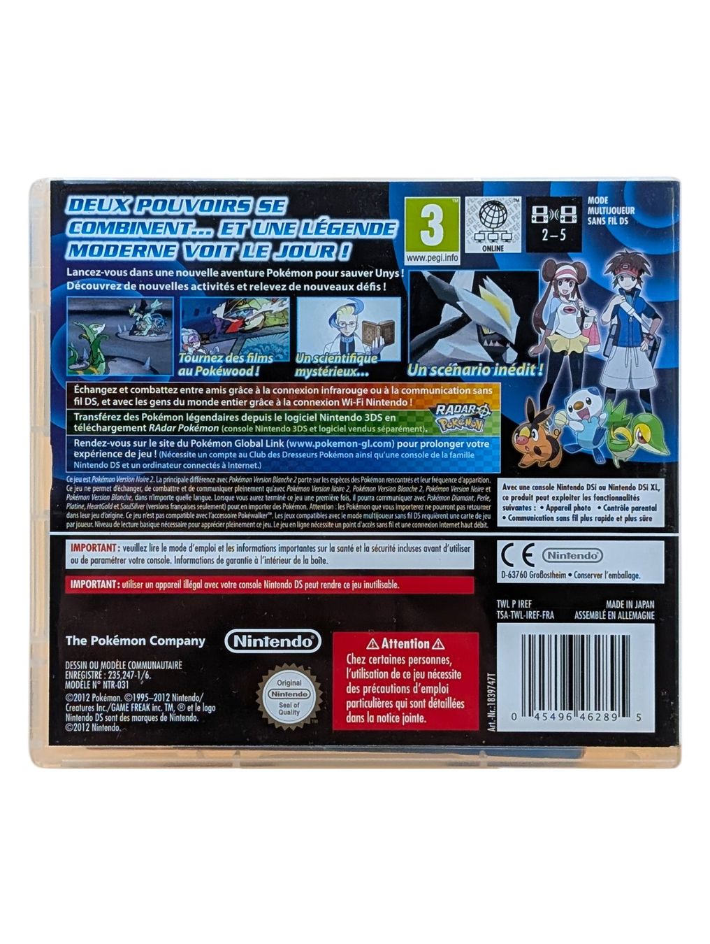 Nintendo Giochi: Pokémon Version Noire 2 Nintendo DS – Usato da Domat/Ems venduto da IsseldorsShop 1