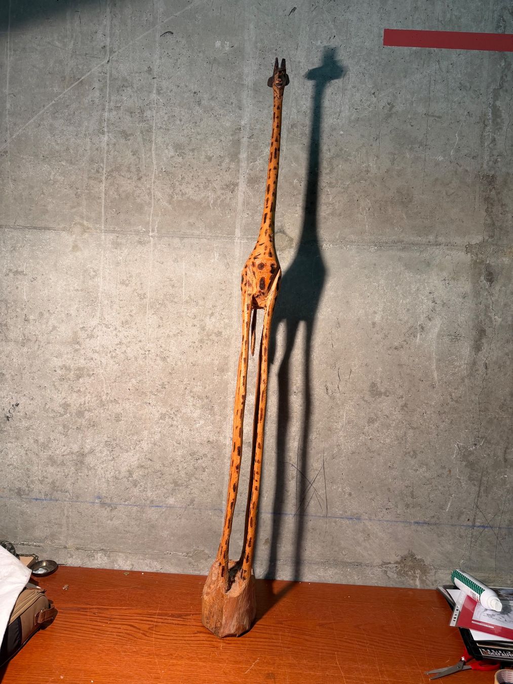 Skulpturen & Statuen: Girafe en bois faite à la main – Gebraucht aus Lausanne von artnouveau04 4
