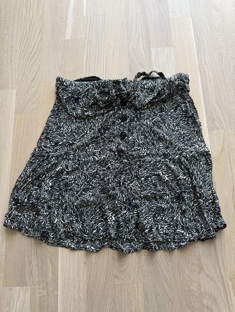 Kurzer Rock schwarz/weiss gemustert von La Redoute