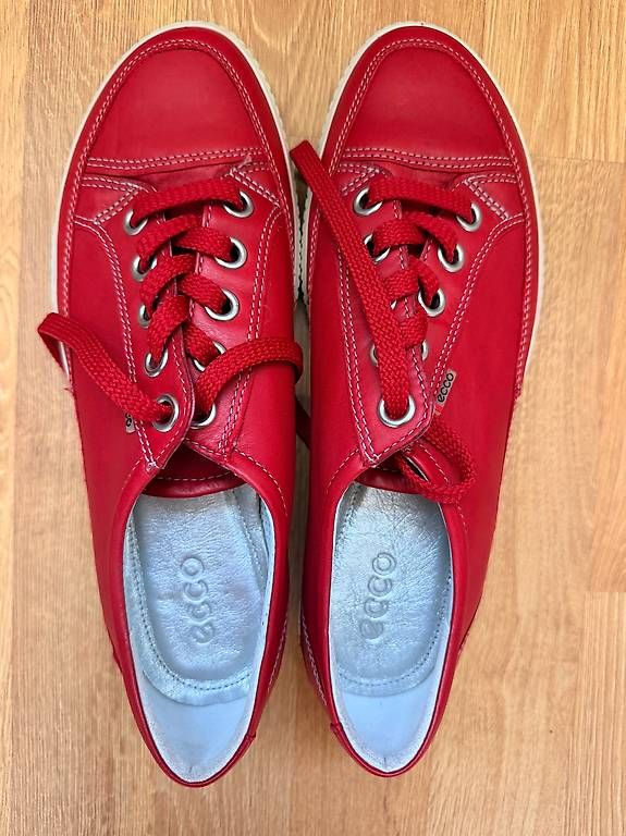 Ecco Scarpe da donna: ECCO Damen Lederschuhe  rot – Usato da Bern venduto da koh_tb86