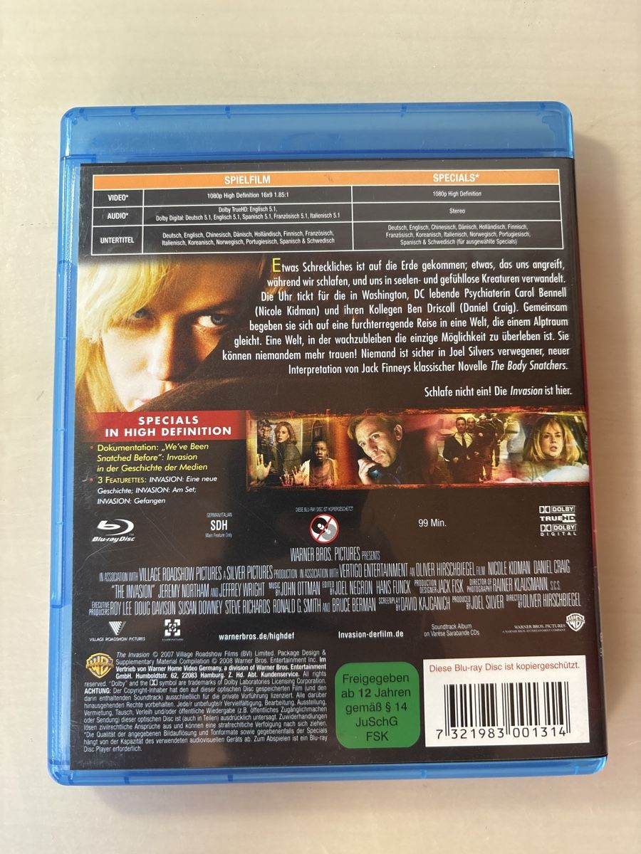 Tutti i DVDs: Invasion - Limitierte Blu-ray Edition mit Daniel Craig – Usato da Ruswil venduto da Slivio_ 1