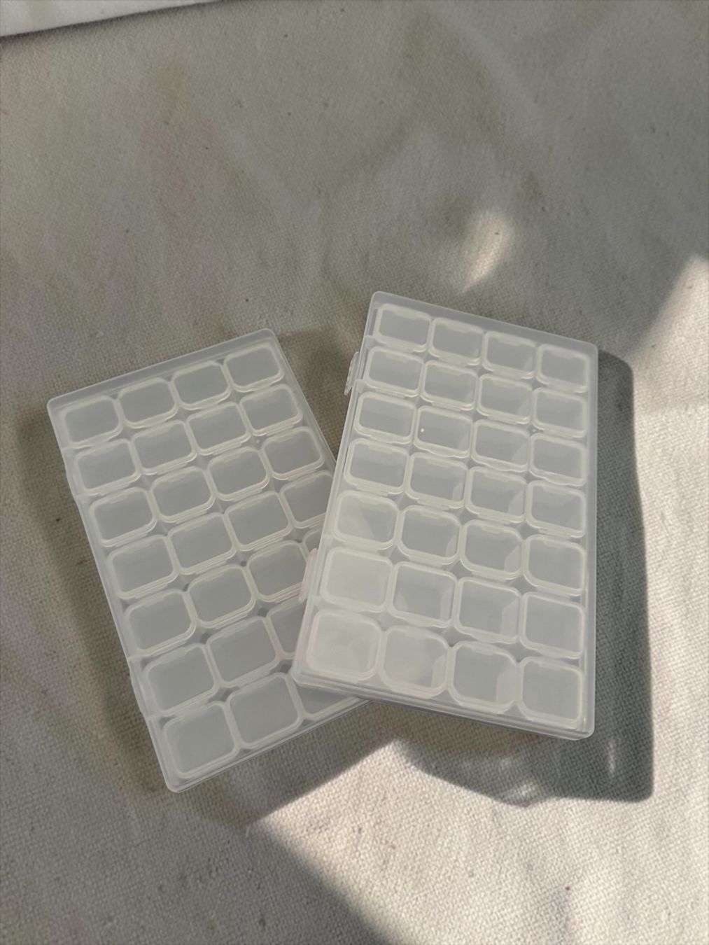 Contenitori & Simili: 2 Aufbewahrungsboxen / Sortierboxen transparent mit Deckel – Usato da Bern venduto da MissionAusmisten 1