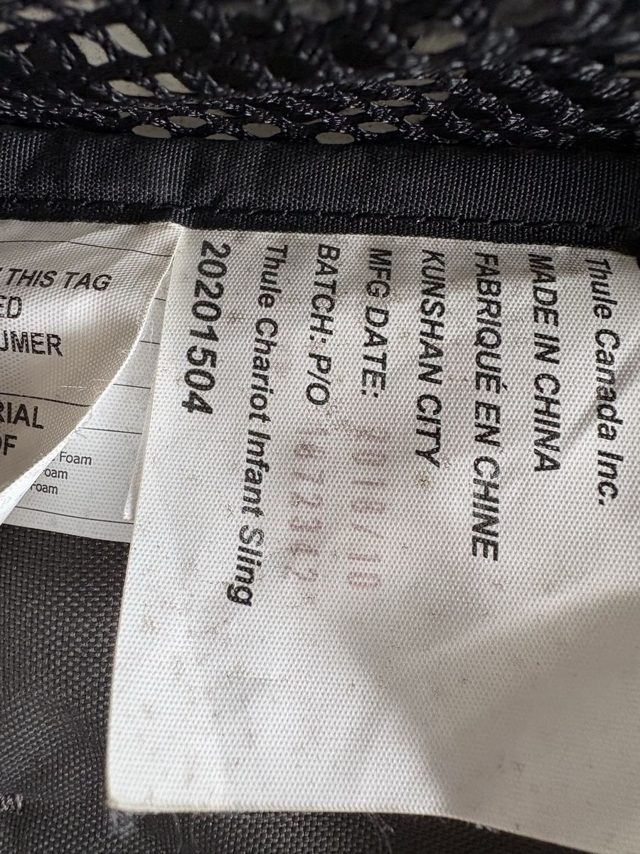 Thule Ersatzteile: Thule Infant Sling – Gebraucht aus Biel/Bienne von Milenegc 5