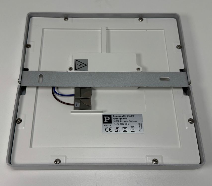 Lustres & lampes de plafonds: LED Deckenleuchte Panel Quadrat Silber Alu Look modern st... – D'occasion à Volketswil par Prolectro 2