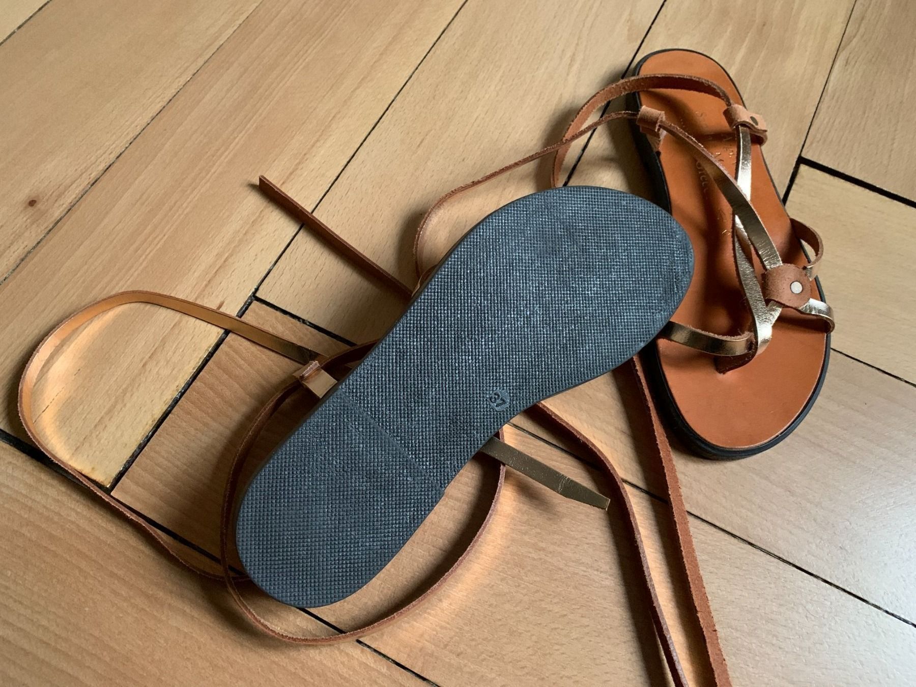 Damenschuhe: ARGI V - Leder Römersandale braun 37 – Gebraucht aus Zürich von Diazaio 3