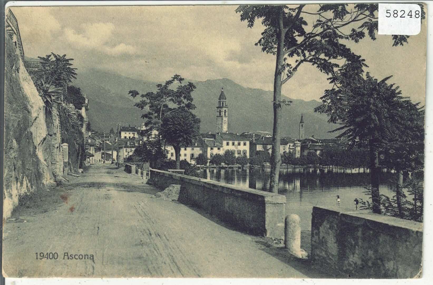 Ansichtskarten: Strasse nach Ascona – Gebraucht aus Ettingen von Kartenplanet