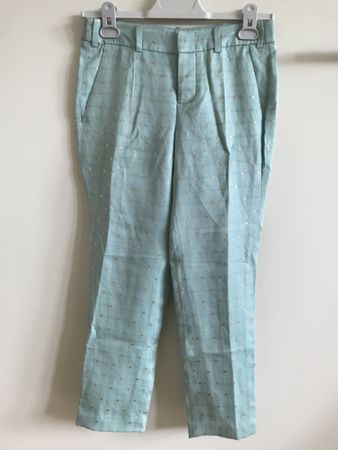 Pantalon Zadig&Voltaire, T36, turquoise coeur Doré