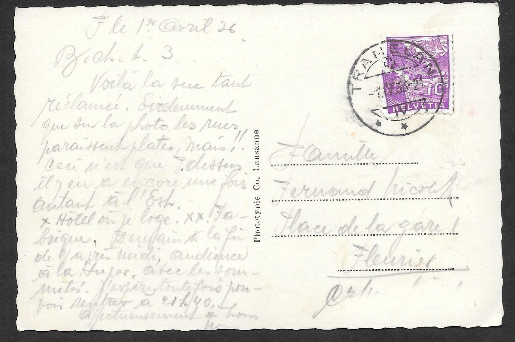 Cartoline postali: Tramelan Strassenpartie – Usato da Olten venduto da clotaldi 1