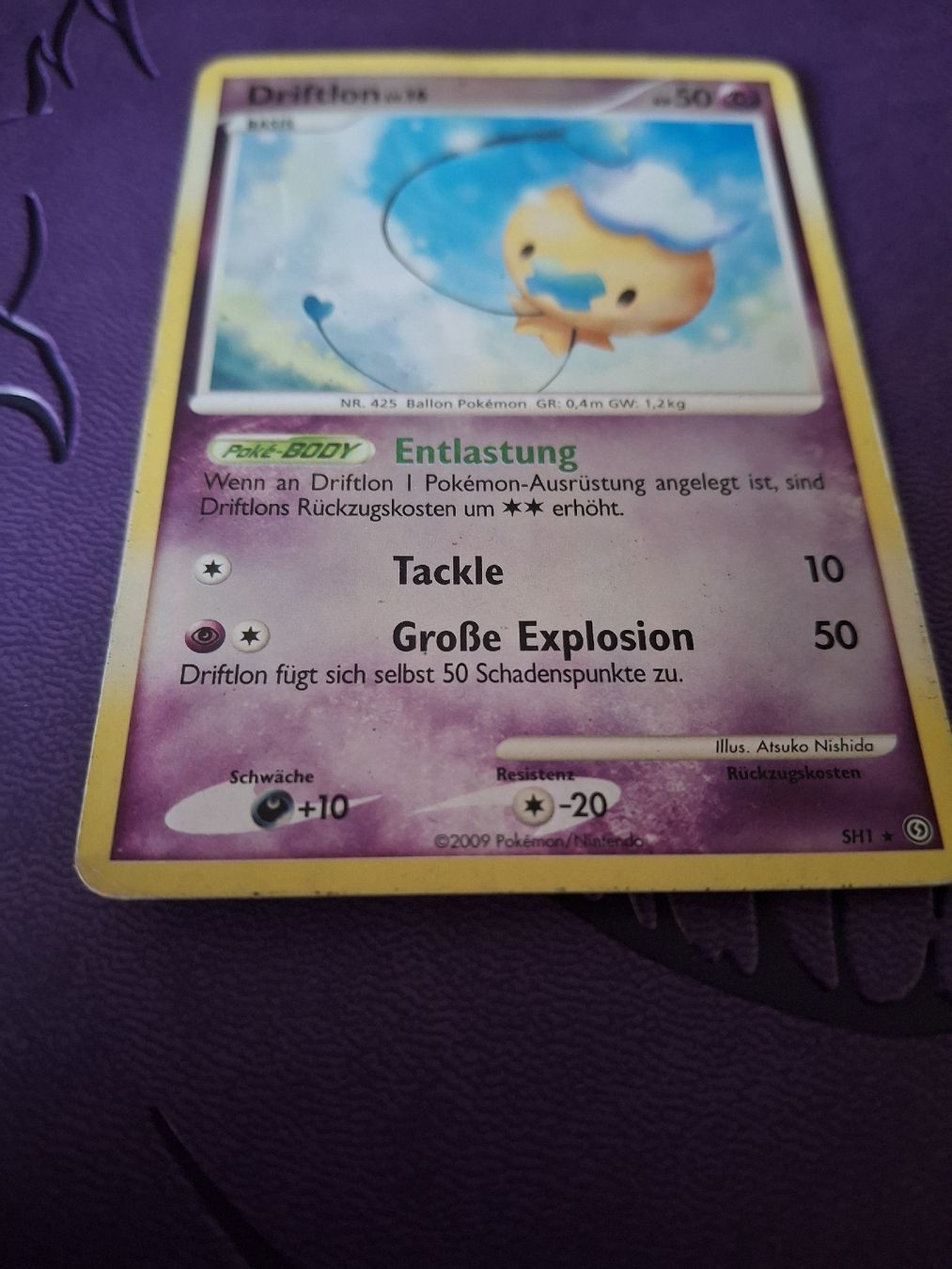 Pokémon Carte collezionabili: Drifrlon lv16 shiny – Usato da Münsingen venduto da ama_9cdk