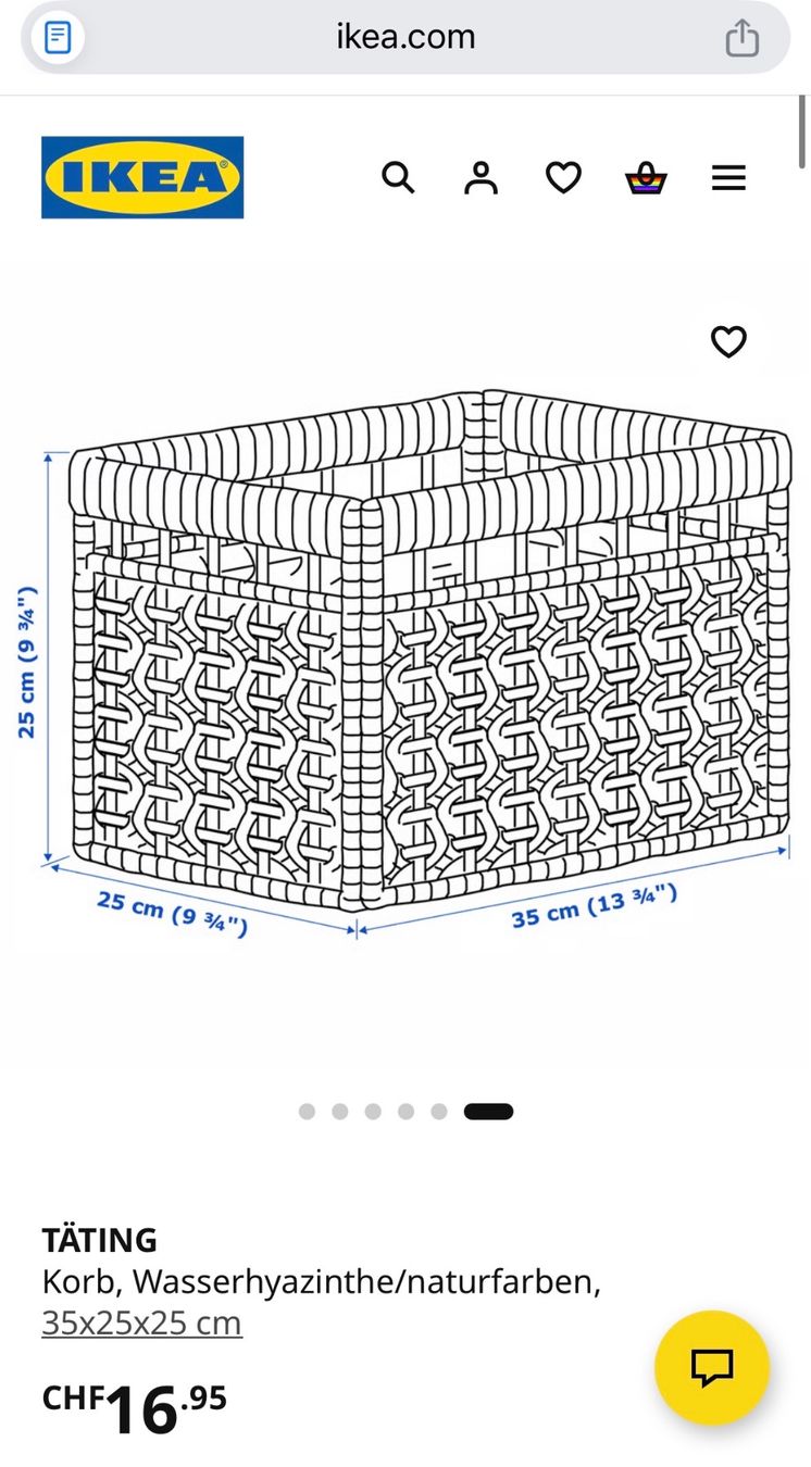 Ikea Altro per la casa: 10er Set IKEA Täting Korb – Usato da Wohlen AG venduto da kissne4 4