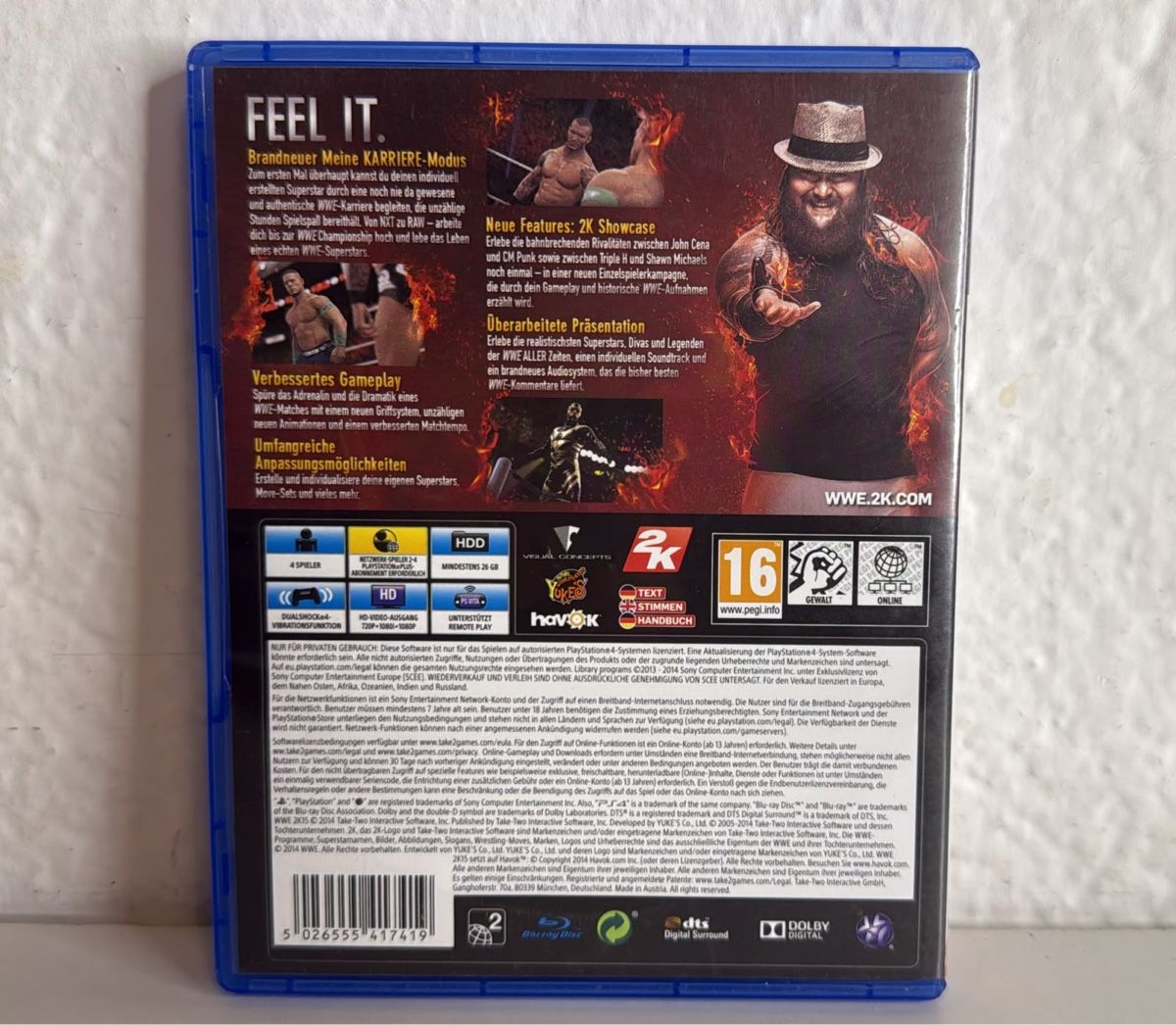 Sony Spiele: WWE 2K15 PS4/PS5 video game – Gebraucht aus Ehrendingen von bubulence 1