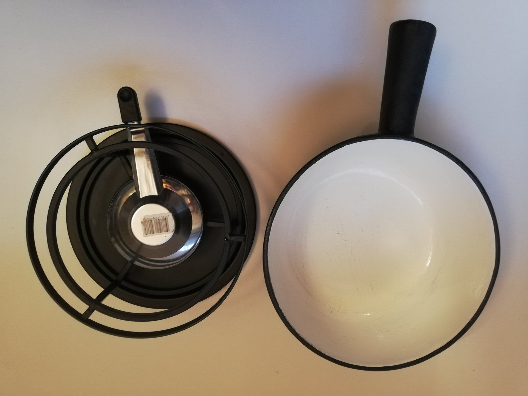 Pentole: Fondue Caquelon mit Rechaud – Usato da Rothrist venduto da GIWALD 2