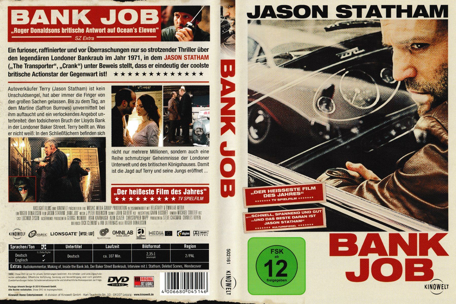 Tutti i DVDs: DVD - Bank Job – Usato da Langnau am Albis venduto da MediaRescuerKeLoX