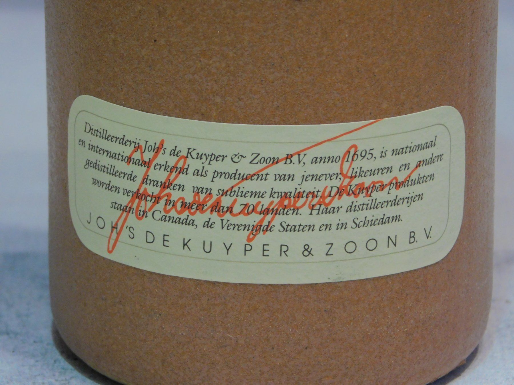 Bevande alcoliche: Vintage de Kuyper Jonge Jenever 1980s – Nuovo (secondo la descrizione) da Emmenbrücke venduto da Ulisse-22 2