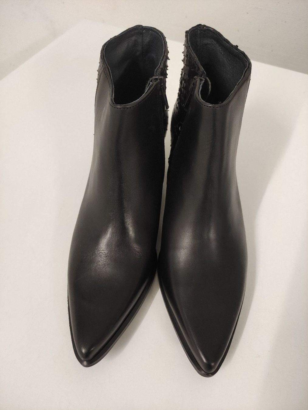 Damenschuhe: NEW Ankle boots black leather, 40 – Neu (gemäss Beschreibung) aus Sursee von Re.joy