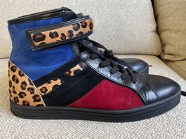 HOGAN REBEL Leder Stiefeletten BOOTS Gr 38