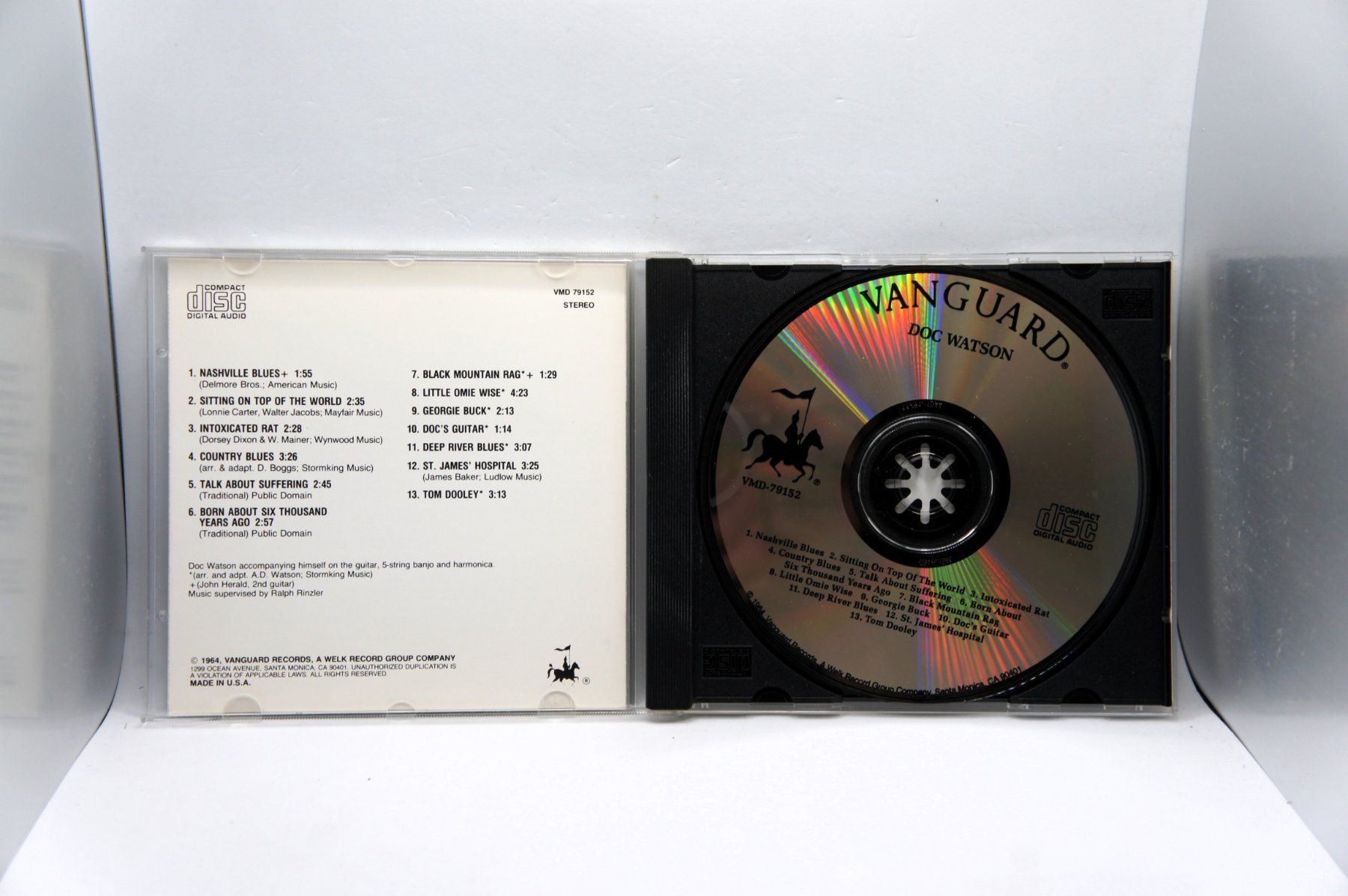 CD: USA CD Doc Watson ‎– Doc Watson – Usato da Ernetschwil venduto da luisvonerni 2